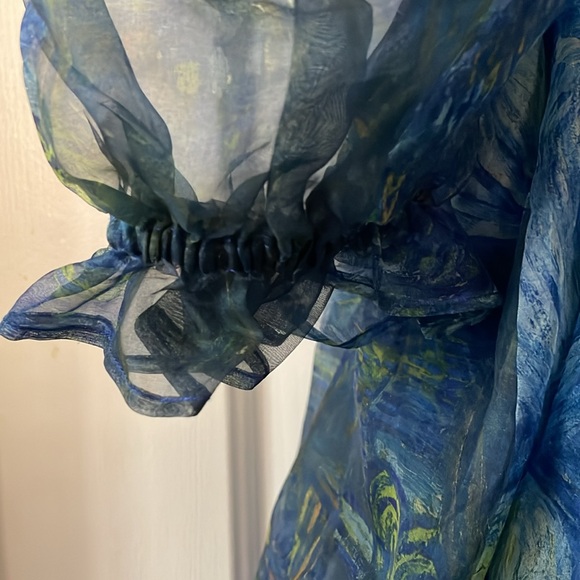 Selkie Starry Night Mini Puff Dress - Picture 13 of 14